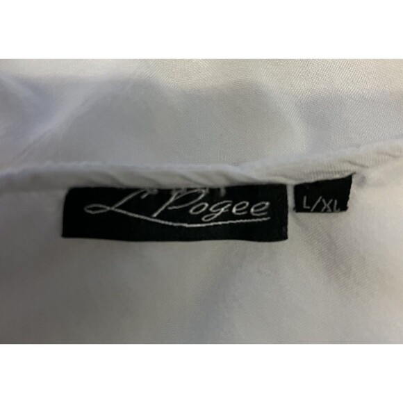 Vintage L’ Pogee Women's Size L/XL Floral Embroidered Bohemian Tiered Tank Top - Picture 4 of 6